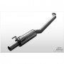 Silencieux avant inox pour HONDA CIVIC VII TYPE R