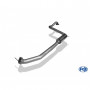 Silent stainless steel front for HONDA CIVIC IX TYPE R