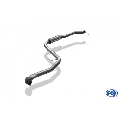 Silent stainless steel front for HONDA CIVIC IX TYPE R