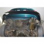 2x76mm stainless steel silent for HONDA CRX III