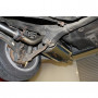 2x76mm stainless steel silent for HONDA CRX III