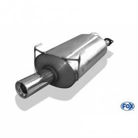 Silencieux arrière inox 1x90mm type 13 pour HONDA INTEGRA TYPE R TYPE DC2