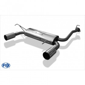 Silent rear duplex stainless steel 1x90mm type 10 for HONDA PRELUDE IV BB2/3