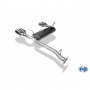 Silencieux arrière duplex inox 2x90mm type 10 pour HONDA PRELUDE IV BB2/3
