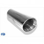 Catback duplex stainless steel 2x100mm type 25 for HUMMER H2