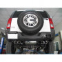 Silent rear duplex stainless steel 2x100mm type 25 for HUMMER H3