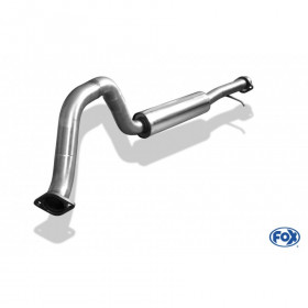 Silent stainless steel front for HUMMER H3