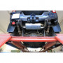 Silent rear duplex stainless steel 1x100mm type 25 for HUMMER H3