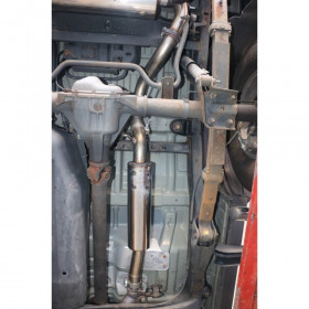 Silent stainless steel front for HUMMER H3