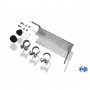 Silencieux arrière duplex inox 1x90mm type 13 pour HYUNDAI ACCENT TYPE LC