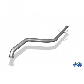 Stainless front silencer removal tube for HYUNDAI COUPÉ TYPE GK - FACELIFT