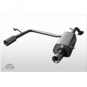 Silencieux arrière duplex inox 1x90mm type 13 pour HYUNDAI GETZ 3/5 PORTES