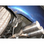Silencieux arrière duplex inox 2x80mm type 13 pour HYUNDAI GETZ 3/5 PORTES