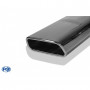 Silencieux arrière inox 1x145x65mm type 59 pour HYUNDAI I10 TYPE PA