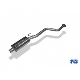 Silent stainless steel front for HYUNDAI I30 TURBO TYPE GD