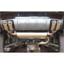 Silent rear duplex stainless steel 2x88x79mm type 70 for HYUNDAI TUCSON 4x4 TYPE JM