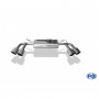 Silencieux arrière duplex inox 2x115x85mm type 38 pour HYUNDAI TUCSON 4x2 TYPE TLE