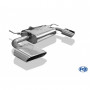 Silencieux arrière duplex inox 1x220x80mm type 49 pour HYUNDAI TUCSON 4x2 TYPE TLE