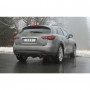 Silent rear duplex stainless steel 1x129x106mm type 32 for INFINITI FX30D