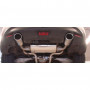 Silent rear duplex stainless steel 1x129x106mm type 32 for INFINITI FX30D