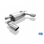Silencieux arrière duplex inox 1x129x106mm type 32 pour INFINITI EX37