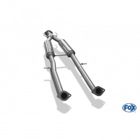 Silent stainless steel front for INFINITI EX37