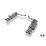 Silencieux arrière duplex inox 2x90mm type 16 pour JAGUAR XF TYPE CC9