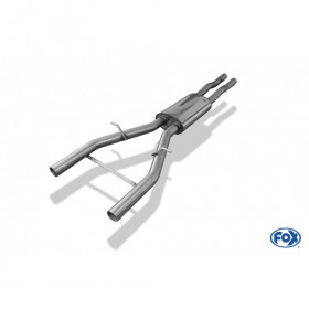 Silent stainless steel front for JAGUAR XF TYPE CC9