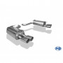 Silencieux arrière duplex inox 2x90mm type 16 pour JAGUAR XF TYPE CC9