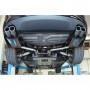 Silent rear duplex stainless steel 2x90mm type 16 for JAGUAR XF TYPE CC9