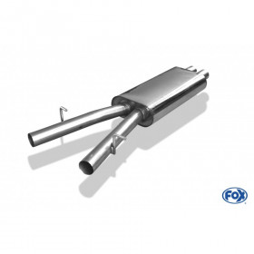 Silencieux intermédiaire inox pour JAGUAR XJ - X350