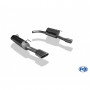 Silencieux arrière duplex inox 1x115x85mm type 38 pour JAGUAR XK8/XKR TYPE QEV/QDV