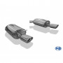 Silencieux arrière duplex inox 1x115x85mm type 33 pour JAGUAR X-TYPE
