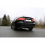 Silent rear duplex stainless steel 1x100mm type 16 for JAGUAR XE