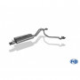Silent rear duplex stainless steel 2x80mm type 13 for JEEP GRAND CHEROKEE TYPE WH
