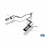 Silencieux arrière duplex inox 1x129x106mm type 32 pour JEEP GRAND CHEROKEE TYPE WK
