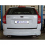 1x135x80mm type 53 duplex exhaust system for KIA CEE'D BREAK