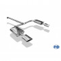 Silent rear duplex stainless steel 1x160x90mm type 38 for KIA OPTIMA SPORTSWAGON
