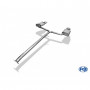 Silent rear duplex stainless steel 1x160x90mm type 38 for KIA OPTIMA SPORTSWAGON