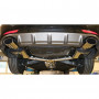 Silent rear duplex stainless steel 1x160x90mm type 38 for KIA OPTIMA SPORTSWAGON