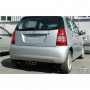 Silent stainless steel rear 2x70mm type 16 (central output) for KIA PICANTO TYPE BA