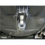 Silent stainless steel rear 2x70mm type 16 (central output) for KIA PICANTO TYPE BA
