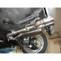 Silent stainless steel rear 2x70mm type 16 (central output) for KIA PICANTO TYPE BA