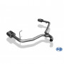 1x135x80mm type 53 duplex exhaust system for KIA PRO CEE'D