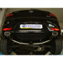 1x135x80mm type 53 duplex exhaust system for KIA PRO CEE'D