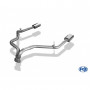 1x135x80mm type 53 duplex exhaust system for KIA SORENTO TYPE JC FACELIFT