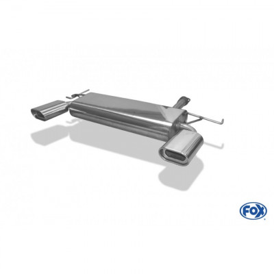 Silent rear duplex stainless steel 1x135x80mm type 53 for KIA SPORTAGE 4x4 TYPE JE