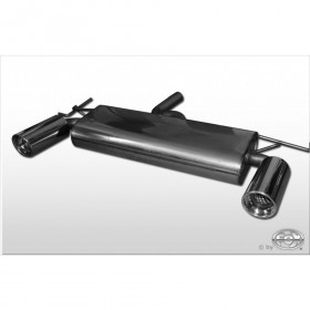 Silencieux arrière duplex inox 1x100mm type 13 pour KIA SPORTAGE 4x4 TYPE JE