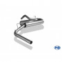 Silent stainless steel 1x45mm type 10 for LADA NIVA 4x4