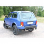 Silent stainless steel rear 1x90mm type 10 for LADA NIVA 4x4 URBAN